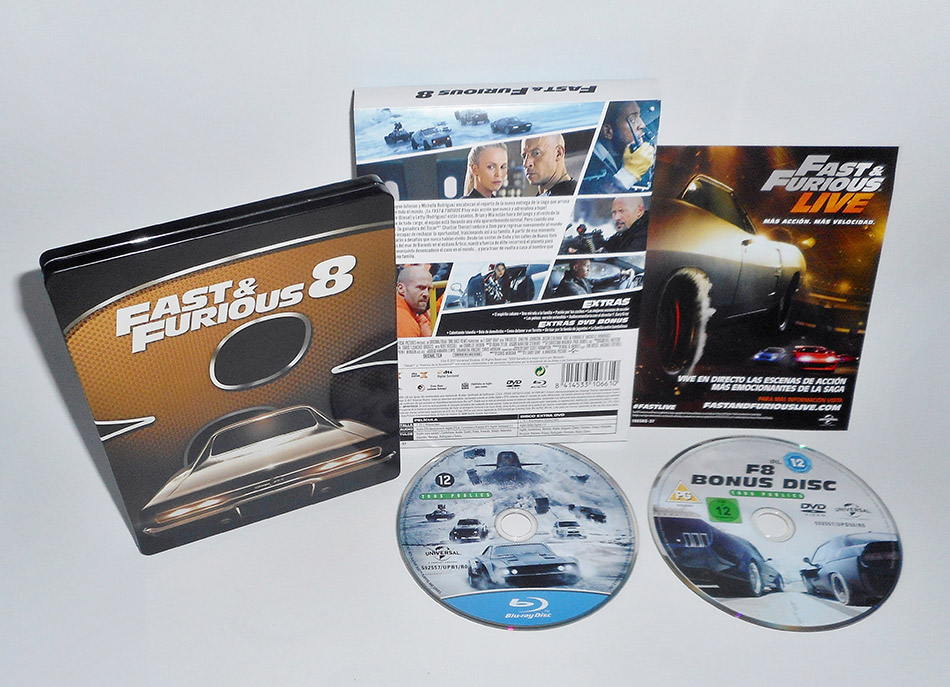 Fotografías del Steelbook de Fast & Furious 8 en Blu-ray (El Corte Inglés) 13