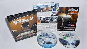 Fotografías del Steelbook de Fast & Furious 8 en Blu-ray (El Corte Inglés)