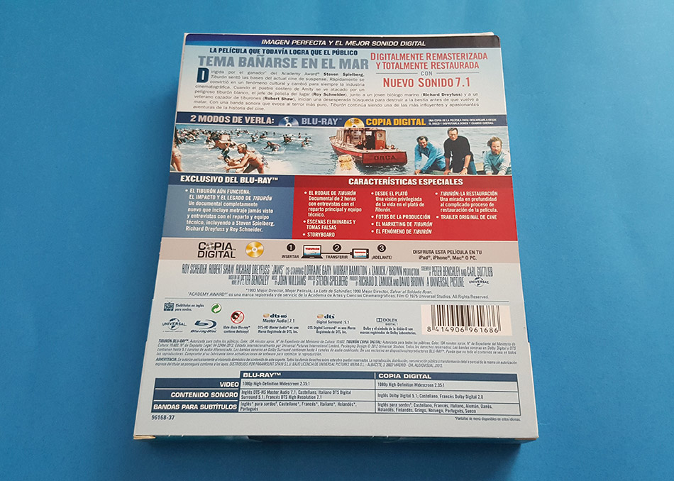 Fotografías del Digibook de Tiburón en Blu-ray 5