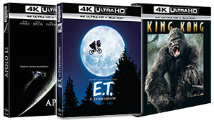 Imprescindibles 4K de Universal y Sony para octubre de 2017