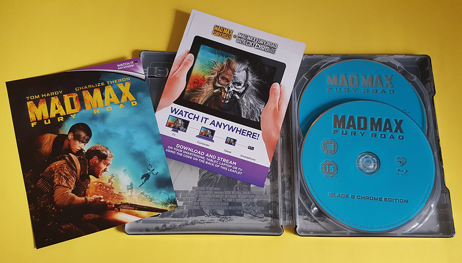 Fotografías del Steelbook de Mad Max: Furia en la Carretera Black & Chrome en Blu-ray (Zavvi) 17