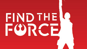 Presentación del evento de realidad aumentada Star Wars Find the Force