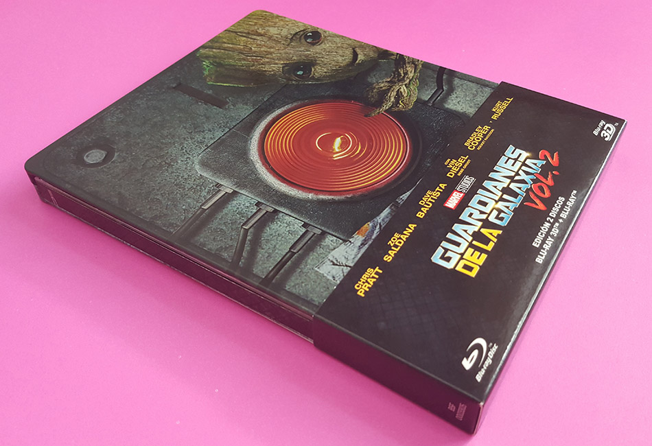 Fotografías del Steelbook de Guardianes de la Galaxia Vol. 2 Blu-ray 3