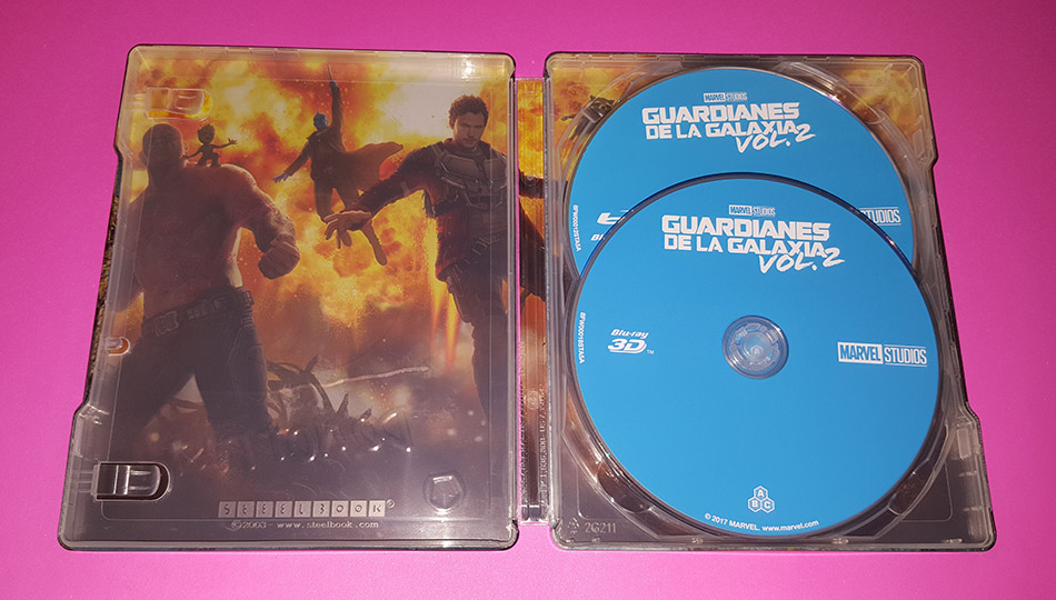 Fotografías del Steelbook de Guardianes de la Galaxia Vol. 2 Blu-ray 19