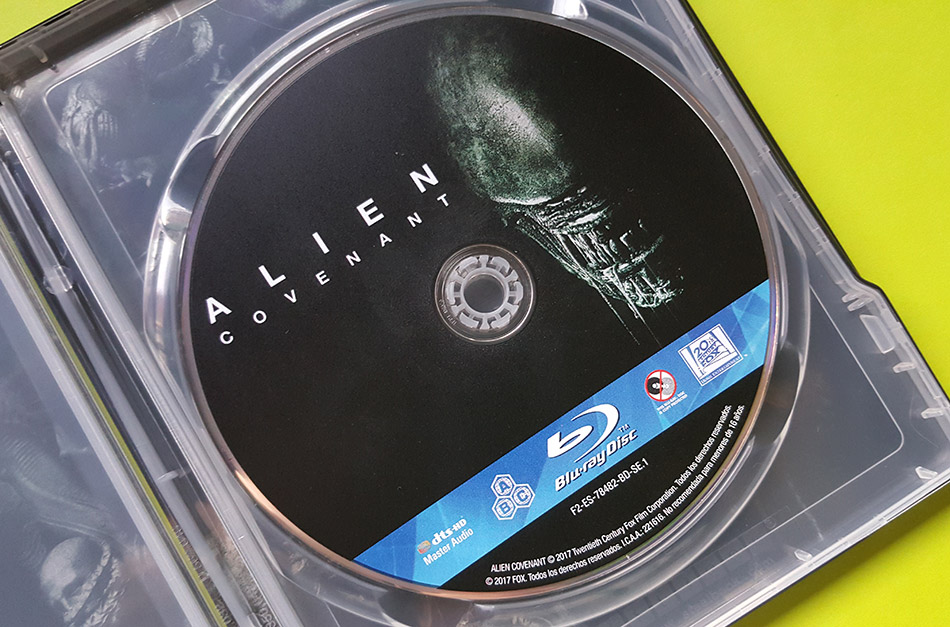 Fotografías del Steelbook de Alien: Covenant en Blu-ray 17