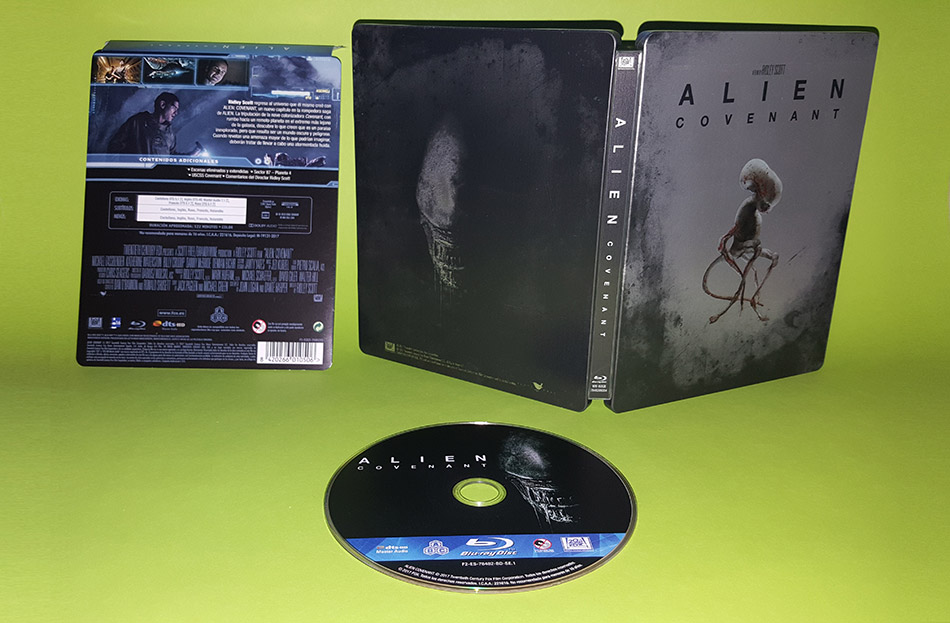 Fotografías del Steelbook de Alien: Covenant en Blu-ray 21