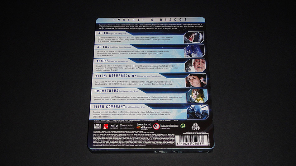 Fotografías del Steelbook de Aliens Boxset en Blu-ray 4