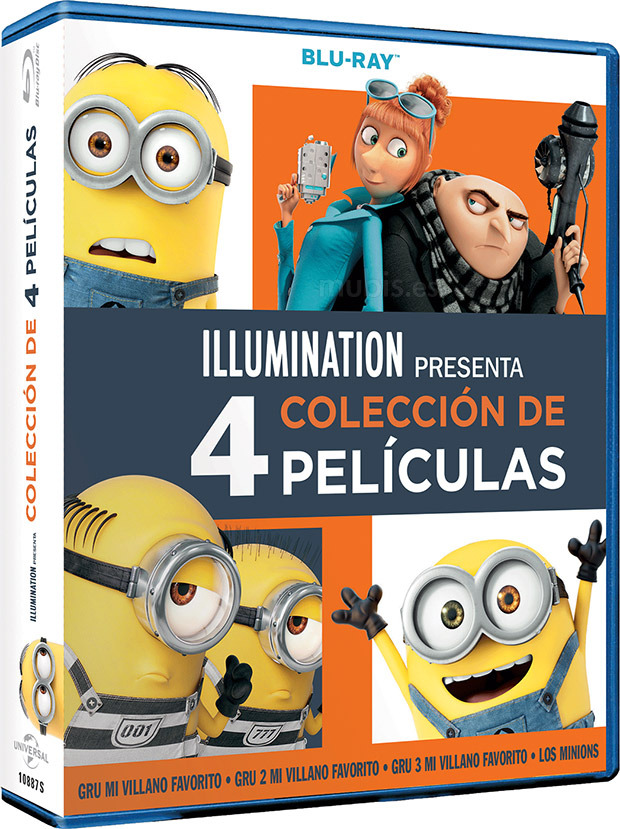 Detalles completo de Gru 3 – Mi Villano Favorito en Blu-ray, 3D y UHD 4K