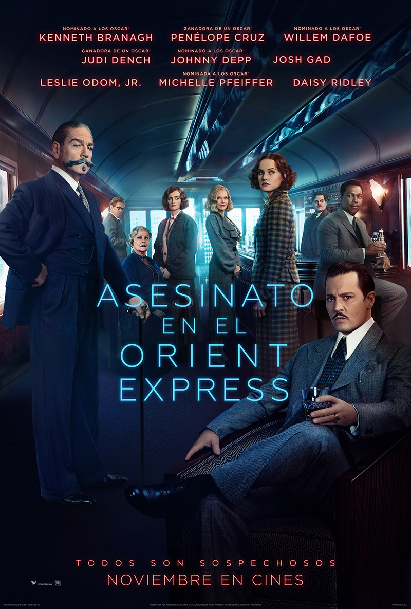 Nuevo tráiler de Asesinato en el Orient Express