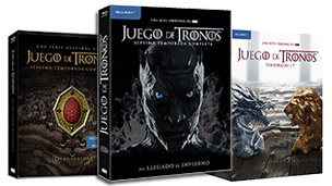 Carátulas de la 7ª temporada de Juego de Tronos en Blu-ray