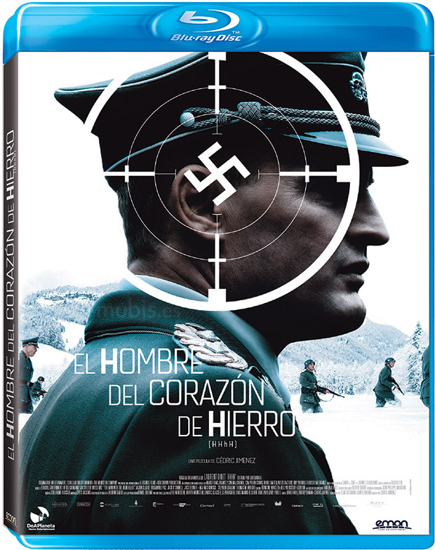 Diseño de la carátula de El Hombre del Corazón de Hierro en Blu-ray 1