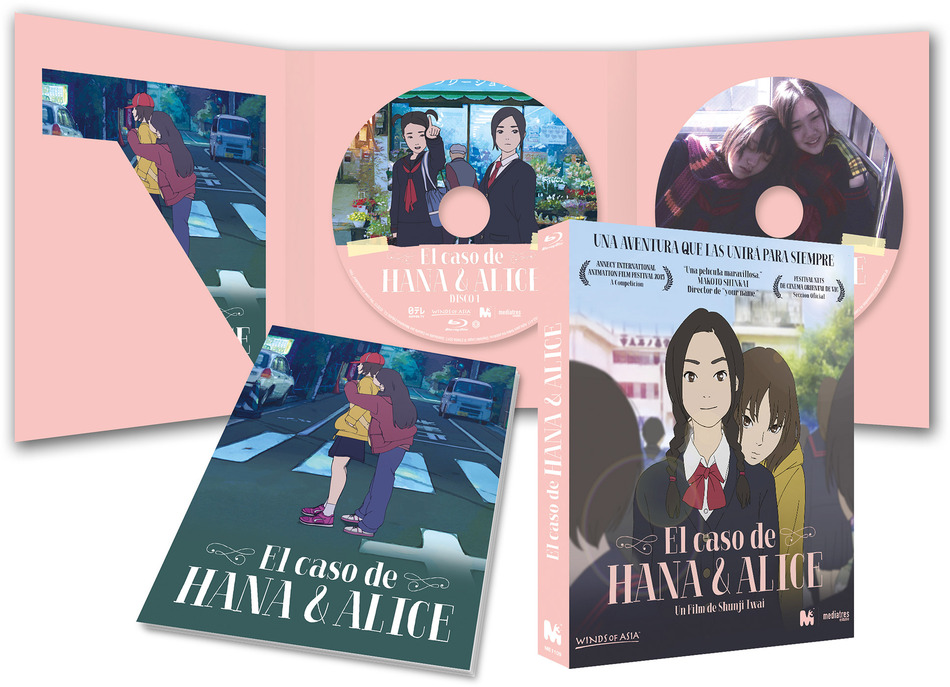 Tráiler en castellano del anime El Caso de Hana y Alice