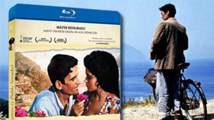 Carátula y contenidos de El Cartero (y Pablo Neruda) en Blu-ray