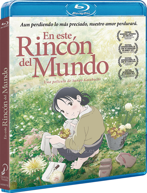 Anuncio oficial del Blu-ray de En este Rincón del Mundo 1