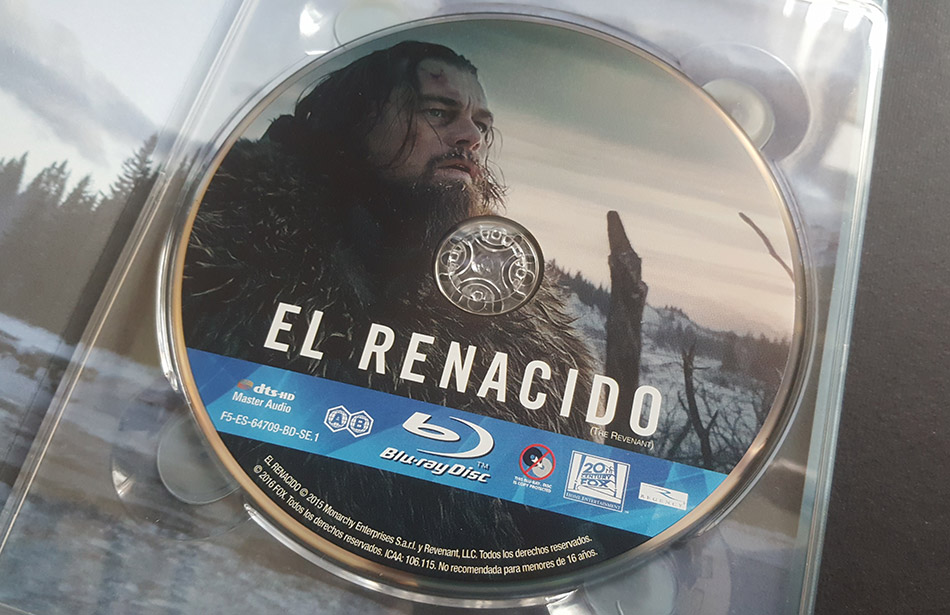 Fotografías del Digibook de El Renacido en Blu-ray 24