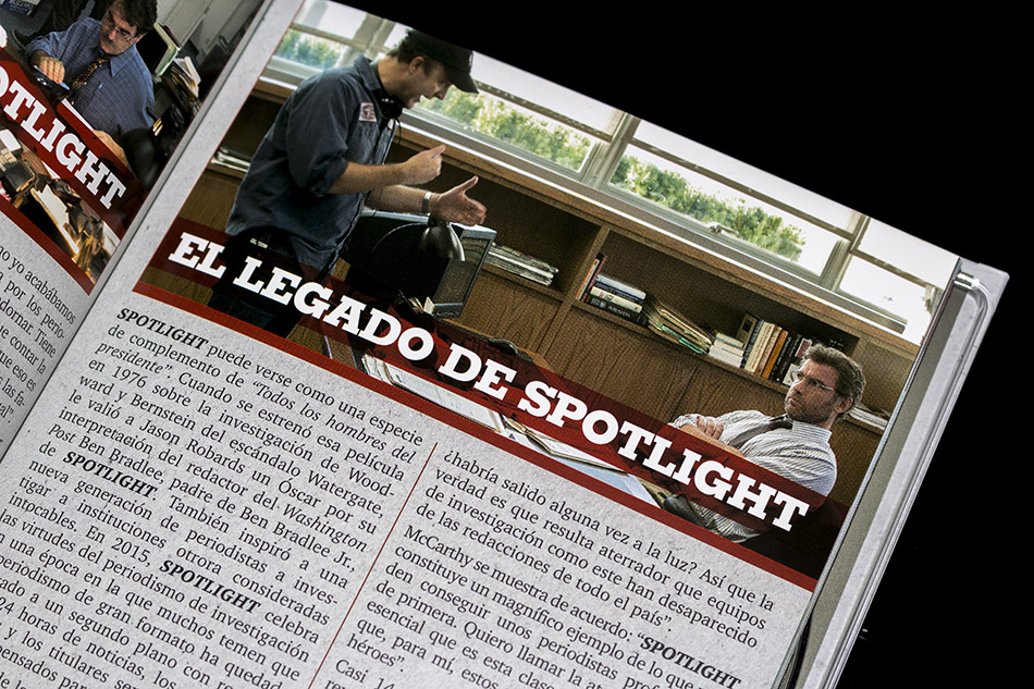 Fotografías del Digibook de Spotlight en Blu-ray 15