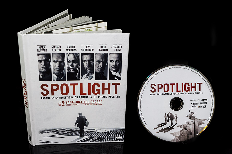 Fotografías del Digibook de Spotlight en Blu-ray 2