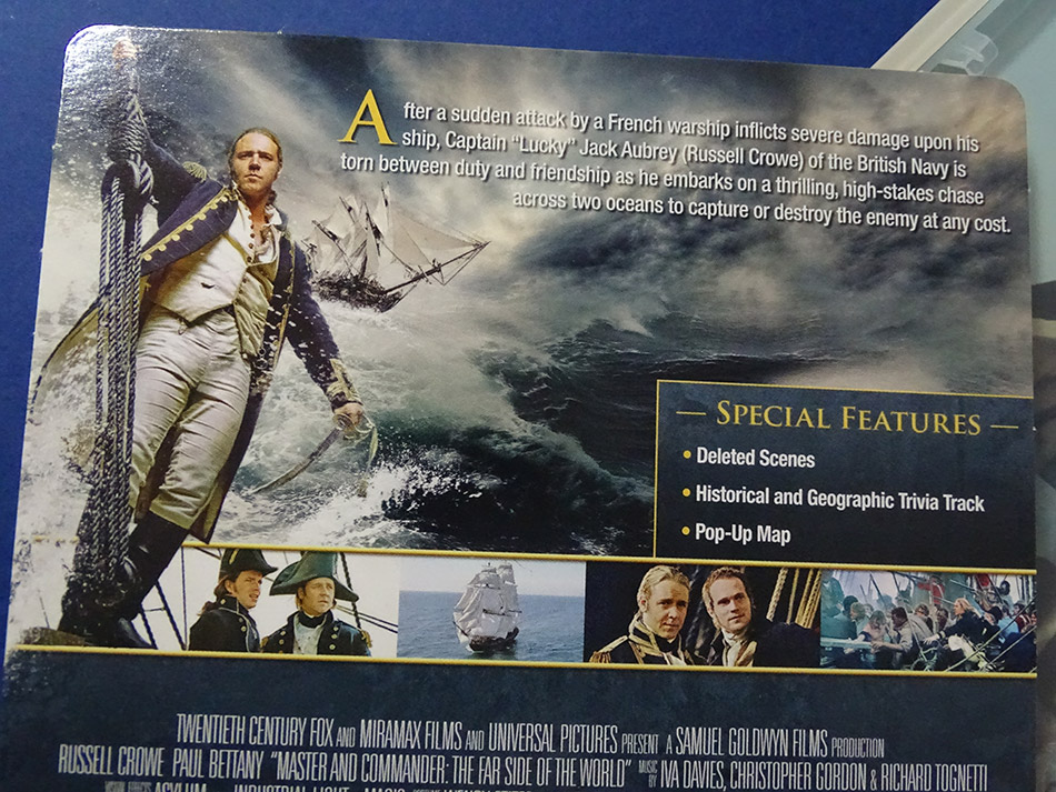 Fotografías del Steelbook de Master and Commander en Blu-ray (UK) 11