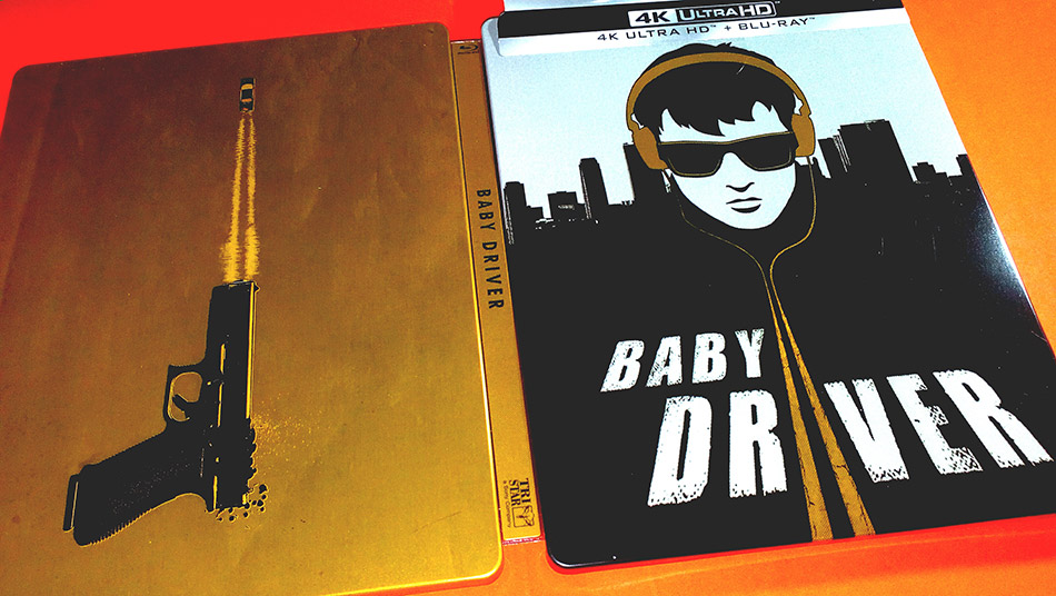 Fotografías del Steelbook exclusivo de Baby Driver en Blu-ray y UHD 4K 6