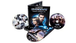 Fotografías del Digipak de la Serie Divergente en Blu-ray