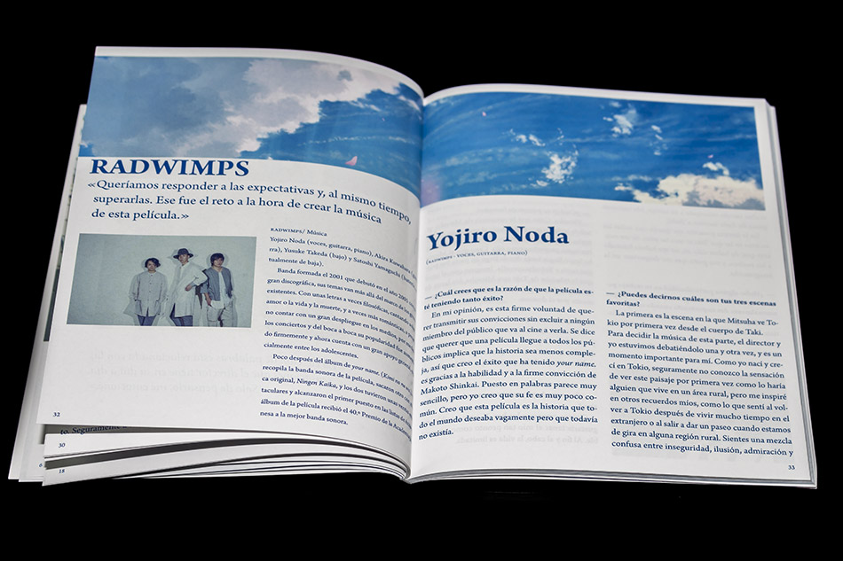 Fotografías de la edición coleccionista de your name. en Blu-ray 19