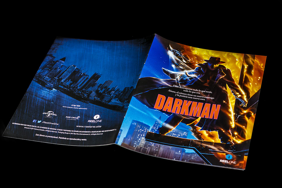 Fotografías del Blu-ray con funda y libreto de Darkman 13
