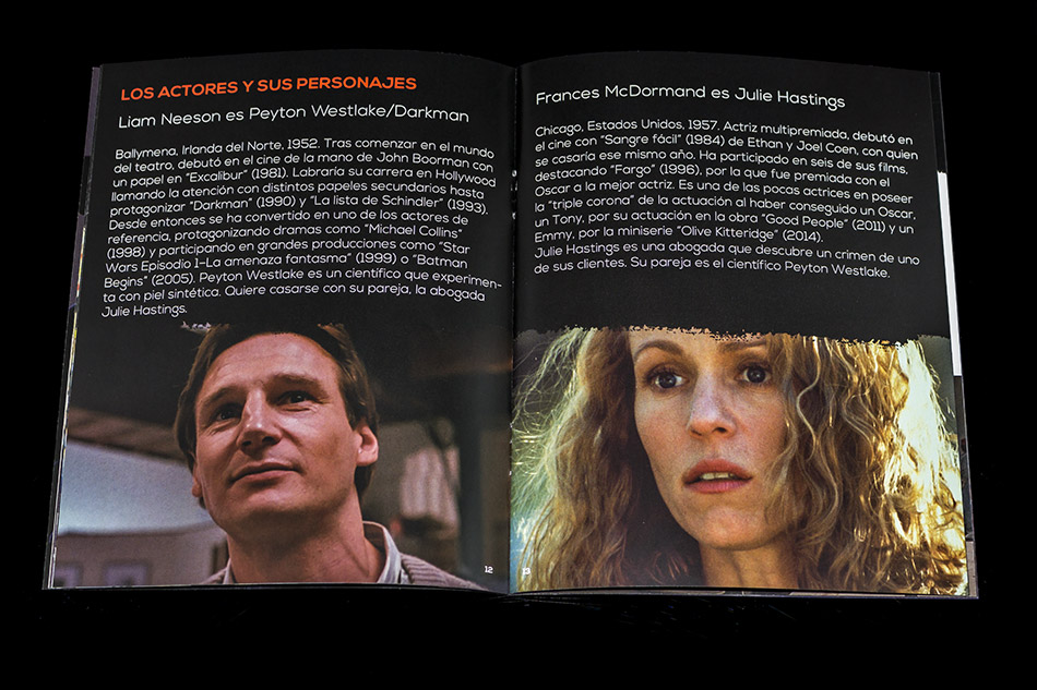 Fotografías del Blu-ray con funda y libreto de Darkman 17