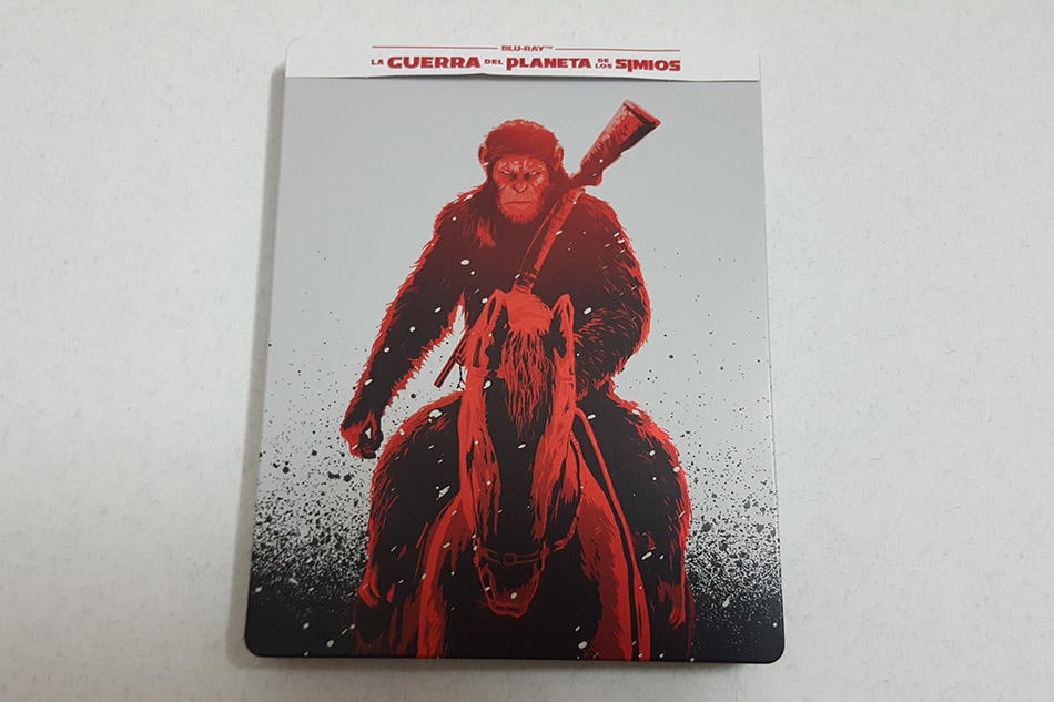 Fotografías del Steelbook de La Guerra del Planeta de los Simios en Blu-ray 2