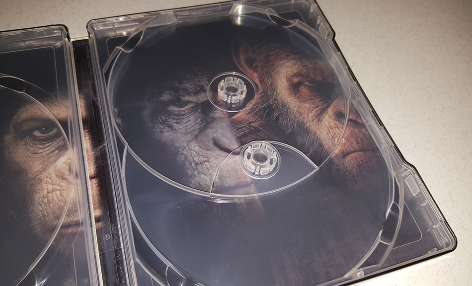 Fotografías del Steelbook de la Trilogía El Planeta de los Simios en Blu-ray 20