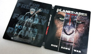 Fotografías del Steelbook de la Trilogía El Planeta de los Simios en Blu-ray