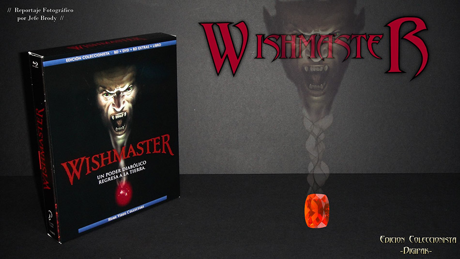 Fotografías de la edición coleccionista de Wishmaster en Blu-ray 1
