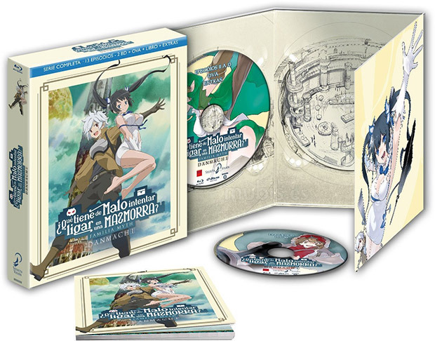 Anuncio oficial del Blu-ray de ¿Qué tiene de Malo intentar Ligar en una Mazmorra? - Serie Completa 1