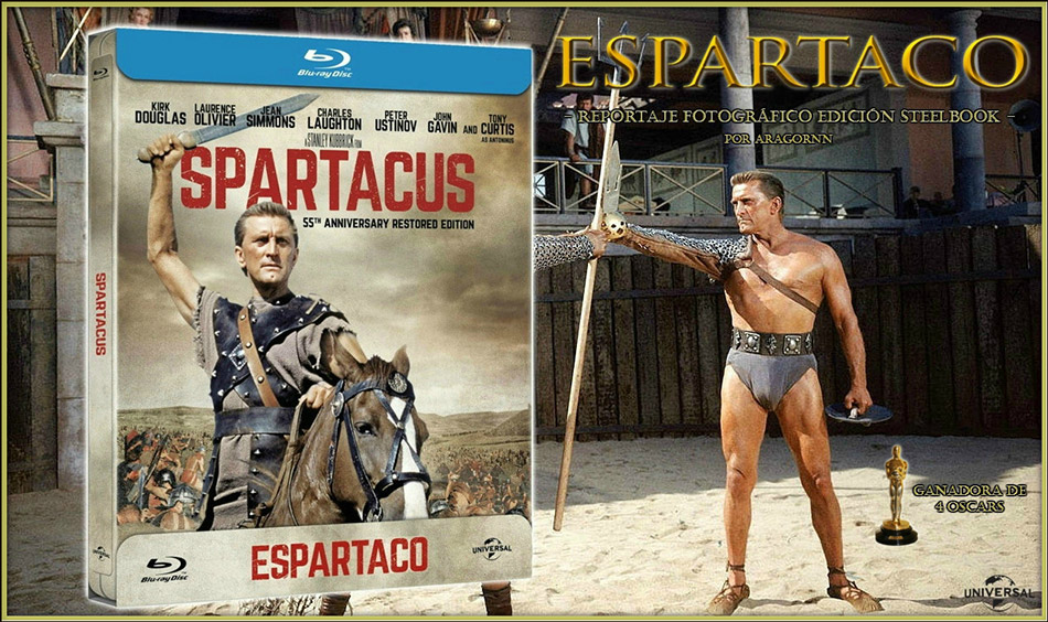 Fotografías del Steelbook de Espartaco en Blu-ray 1