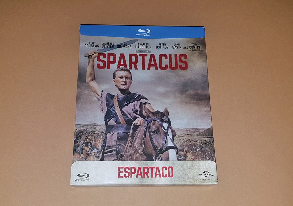 Fotografías del Steelbook de Espartaco en Blu-ray 2