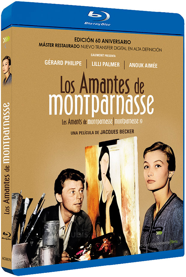 Detalles completos del Blu-ray de Los Amantes de Montparnasse