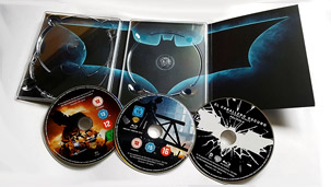 Fotografías del Digipak de la Trilogía El Caballero Oscuro en Blu-ray