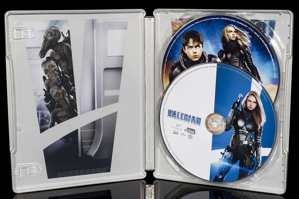 Fotografías del Steelbook de Valerian y la Ciudad de los Mil Planetas 3D/2D 12