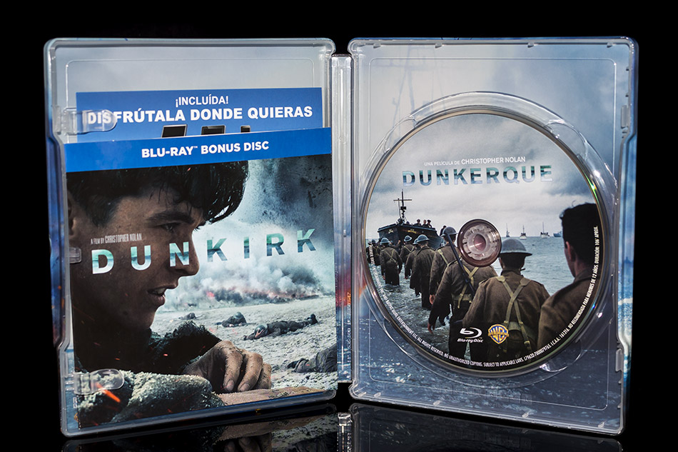 Fotografías del Steelbook de Dunkerque en Blu-ray 12