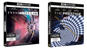 Más películas de Christopher Nolan en UHD 4K: Interstellar y El Truco Final