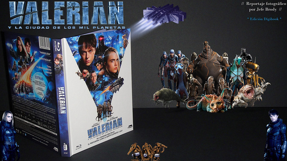 Fotografías del Digibook de Valerian y la Ciudad de los Mil Planetas en Blu-ray 1