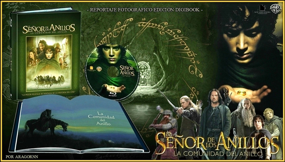 Fotografías del Digibook de La Comunidad del Anillo en Blu-ray 1