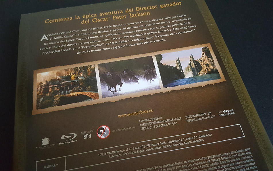 Fotografías del Digibook de La Comunidad del Anillo en Blu-ray 5