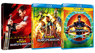 Fecha, carátula y extras de Thor: Ragnarok en Blu-ray, 3D y Steelbook