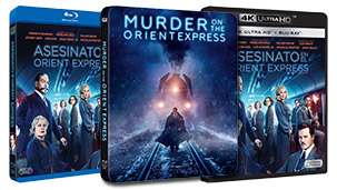 Asesinato en el Orient Express en Blu-ray, Steelbook y UHD 4K