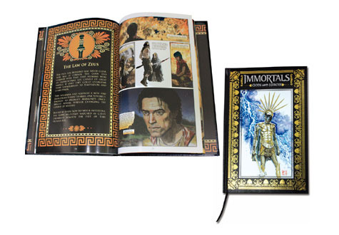 Ediciones exclusivas de Immortals en Blu-ray con la novela Gráfica
