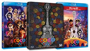 Coco de Disney·Pixar en Blu-ray, 3D y Steelbook