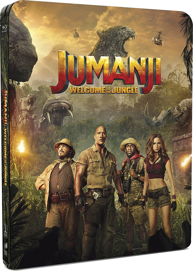 Steelbook 4K de Jumanji: Bienvenidos a la Jungla exclusivo de amazon 1