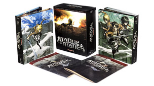Fotografías de Ataque a los Titanes primera temporada en Blu-ray