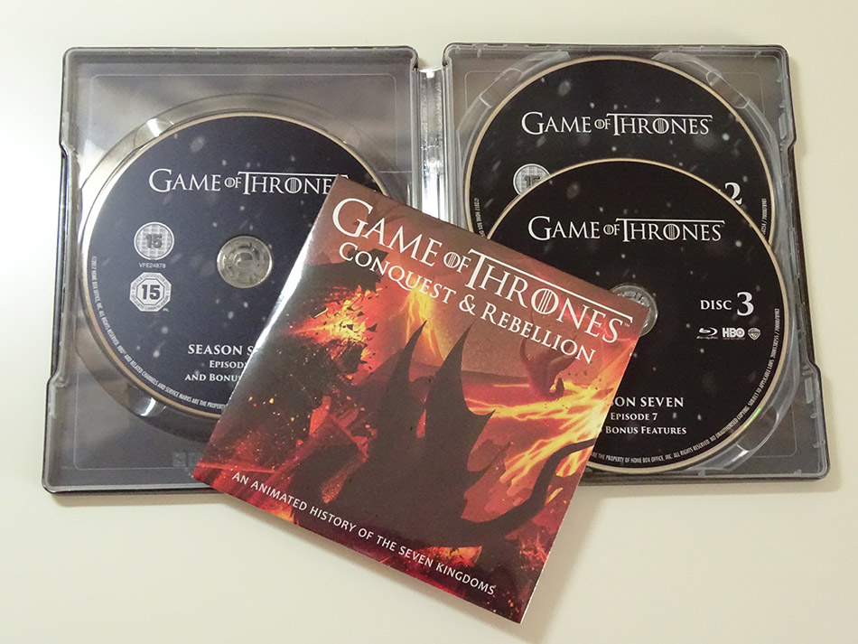 Fotografías del Steelbook de Juego de Tronos 7ª temporada en Blu-ray (UK) 19