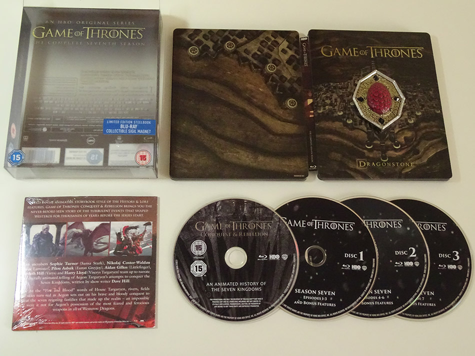 Fotografías del Steelbook de Juego de Tronos 7ª temporada en Blu-ray (UK) 24